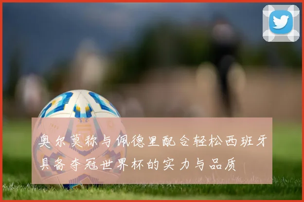 奥尔莫称与佩德里配合轻松西班牙具备夺冠世界杯的实力与品质